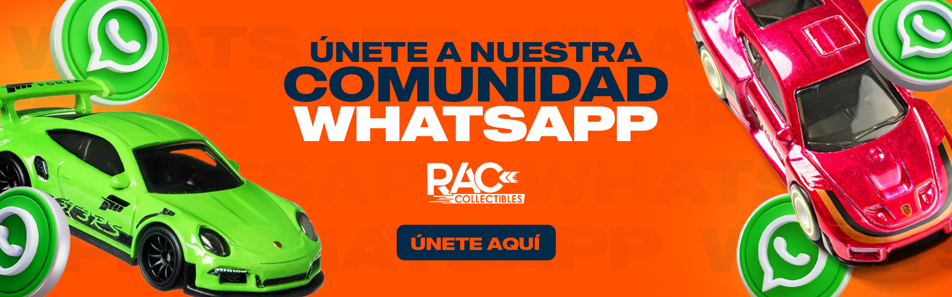 Únete al grupo de WhatsApp de RAC Collectibles para ofertas exclusivas